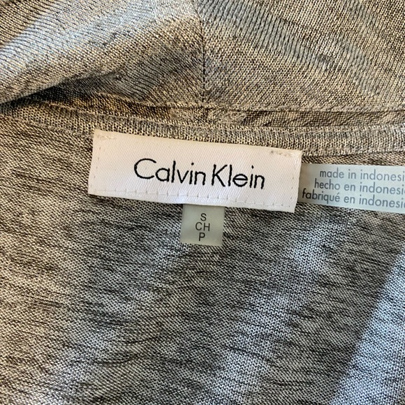 CALVIN KLEIN - Silver Draped Jacket - Size S - Picture 8 of 9